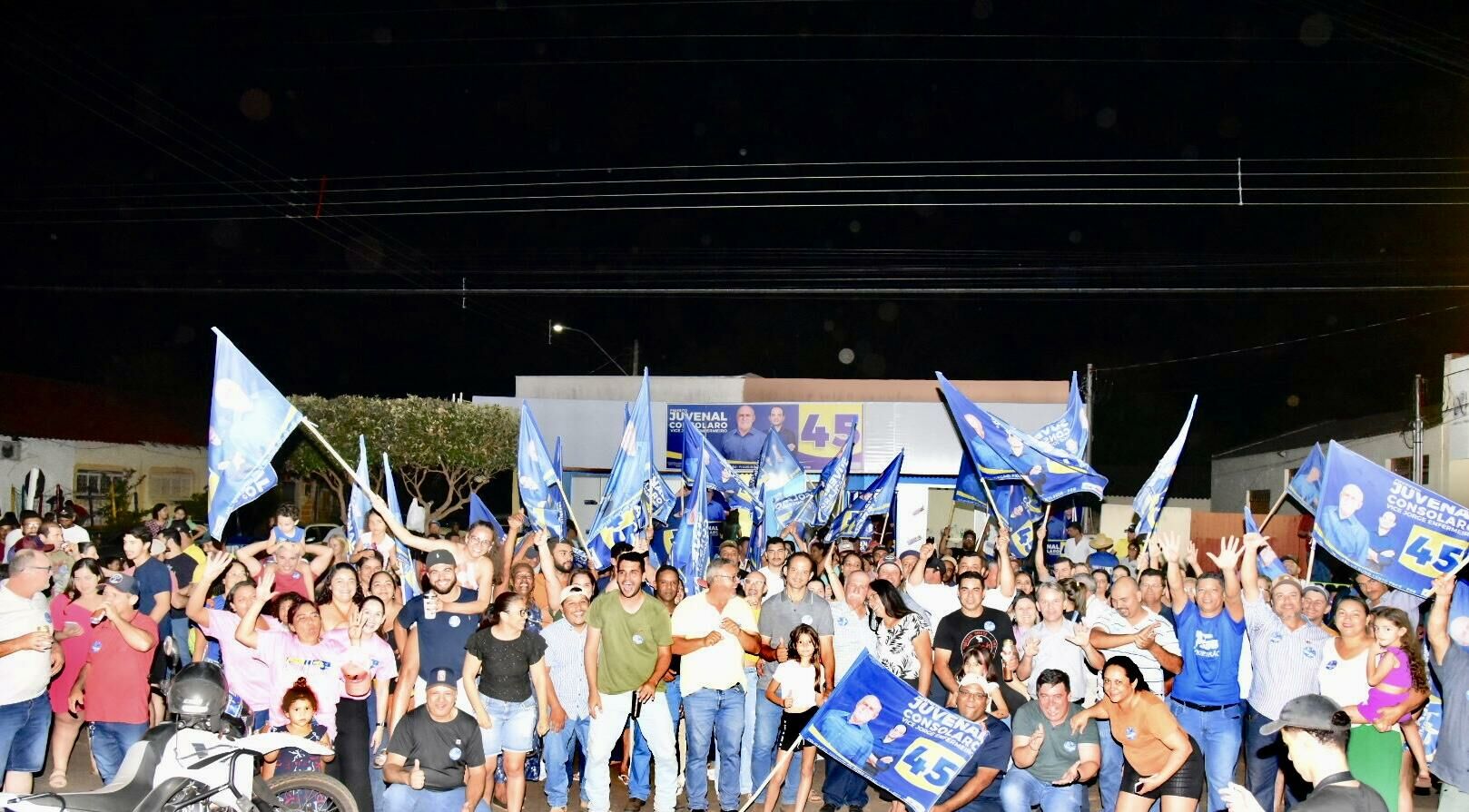 Imagem de compartilhamento para o artigo Inauguração da Casa do Povo Marca Lançamento de Campanha de Professor Juvenal  e Jorge Enfermeiro à Reeleição em Figueirão da MS Todo dia